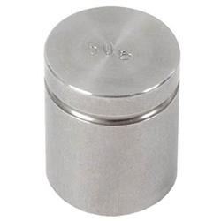 Ohaus 50g Class F Test Weight with No Certificate, Cylindrical with Groove