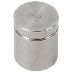 Ohaus 50g Class F Test Weight with Traceable Certificate, Cylindrical with Groove