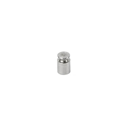 Ohaus 1g Class 7 Economical Stainless Steel Cylindrical Weight, Traceable Certificate