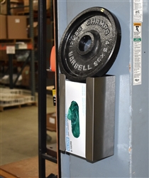 Omnimed Magnetic Single Glove Box Holder/Organizer - Wall Mounted Dispenser