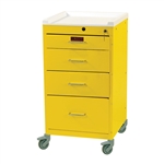 Harloff Infection Control Cart, Four Drawers with Key Lock