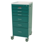 Harloff Procedure Cart, Six Drawers with Key Lock, Standard Package