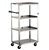 Lakeside Standard Duty, 4 Shelf, Compact Utility Cart