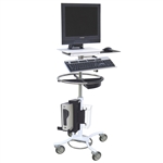 Omnimed Mobile Computer Secure EMS Stand