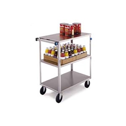 Lakeside Medium Duty, 3 Shelf, Medium Utility Cart, Tall