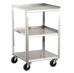 Lakeside 300 Lb Capacity Compact Utility Stand, (3) 16.75 x 18.75 Inch Shelves