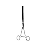 Sklar Scudder Intestinal Forceps, Straight, Solid Smooth Blades, 9 1/2"