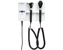 Riester 3653-L2X2-XXXXU Ri-former Wall Diagnostic System - Base Unit with L2 LED Otoscope & L2 Xenon Ophthalmoscope