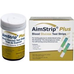 AimStrip Plus, Blood Glucose Strips