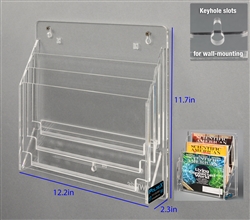 Poltex 3 Slot Landscape Doc Holder (Wall Mount)