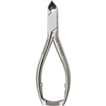 Miltex Nail Nipper, Stainless, Angled Concave Jaws, Double Spring - 5-1/2"