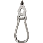 Miltex Nail Nipper, Petite, Double Action, Stainless, Concave Jaws - 4-1/2",