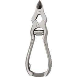 Miltex Nail Nipper, Petite, Double Action, Stainless, Concave Jaws - 4-1/2",