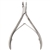 Miltex Nail Nipper, 4", Stainless, Straight Jaws, Double Spring