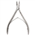 Miltex Nail Nipper, Stainless, Light Pattern, Delicate, Straight Jaws, Double Spring - 4-1/2"