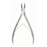 Miltex Nail Nipper, Extra Narrow, Stainless, Straight Jaws, Double Spring - 6",