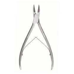 Miltex Nail Nipper, Extra Narrow, Stainless, Straight Jaws, Double Spring - 6",