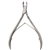 Miltex Cuticle Nipper, 4", Stainless, 5mm, Convex Jaws