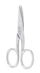 Miltex Nail Scissors 3-1/2 Inch Length OR Grade German, Finger Ring Handle Curved Blades Sharp Tip / Sharp Tip