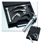ADC Fiber Optic Laryngoscope Set with 5 Miller Blades