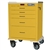 Harloff Mini24 Anesthesia Cart, Five Drawers, Basic Electronic Pushbutton Lock with Key Lock