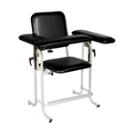 Dukal 4383F-BLK Blood Draw Chair, Tall