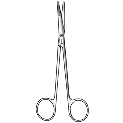 Sklar Kilner (Ragnell) Dissecting Scissors, 4.75", Curved, Blunt/Blunt, Smooth