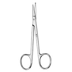 Sklar Perwitzchky Operating Scissors, Straight, Sharp / Blunt Ball Tip, 4.5"