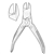 Sklar Merit Hard Wire Cutter, for Wires 0.82mm to 1.5mm