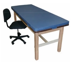 Bailey Classroom H-Brace Treatment Table with Removable Upholstered Mat