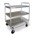 Lakeside 500 Lb Capacity, Tubular Chrome Plated Frame cart, (3) 21 x 33 Inch Shelves