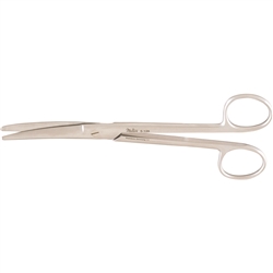 Miltex Dissecting Scissors, Curved, Standard Beveled Blades -  6-3/4"