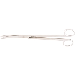 Miltex Dissecting Scissors, Curved, Standard Beveled Blades - 9"