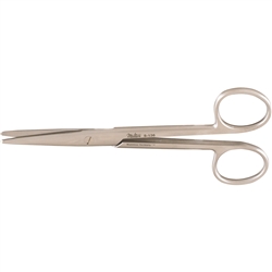 Miltex Dissecting Scissors, Straight, Rounded Blades - 5-1/2"