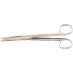 Miltex 6.75" Mayo Dissecting Scissors - Curved - Rounded Blades