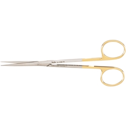 Miltex 5-3/4" Metzenbaum Scissors - Tungsten Carbide - Straight - Sharp Points