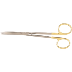 Miltex 5-3/4" Metzenbaum Scissors - Tungsten Carbide - Delicate Pattern - Curved - Sharp Points