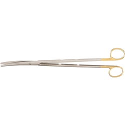 Miltex 12-1/4" Metzenbaum Scissors - Curved - Blunt Points - Standard Pattern - Tungsten Carbide