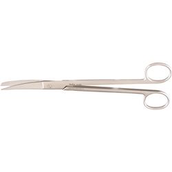 Miltex Sims Scissors, Sharp-Blunt Points, Curved - 8