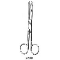 Miltex Operating Scissors, Blunt-Blunt Points, Straight, Carb-N-Sert - 5-1/2"