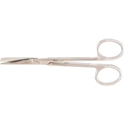 Miltex Surgery Scissors, Curved, Sharp-Blunt Points - 4-3/4"