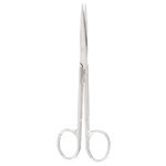 Miltex Brophy Scissors, Straight, Sharp Points - 5-1/2"