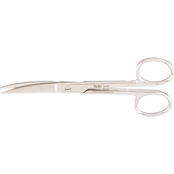 Miltex 5-1/8" Operating Scissors - Standard Pattern - Curved - Sharp-Sharp Points