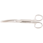 Miltex 6-1/2" Operating Scissors - Standard Pattern - Curved - Sharp-Sharp Points