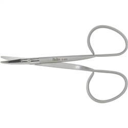 Miltex Utility Scissors, Curved, Blunt Tips, Ribbon Handle Style, 4-1/4"