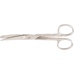 Miltex 5-1/8" Operating Scissors - Curved - Sharp/Blunt Points
