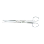 Miltex 6-1/2" Operating Scissors - Standard Pattern - Curved - Sharp-Blunt Points