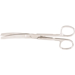 Miltex 6-1/2" Operating Scissors - Standard Pattern - Curved - Blunt-Blunt Points