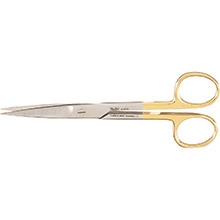 Miltex Operating Scissors, 5-1/2", Sharp-Sharp Points, Straight, Carb-N-Sert