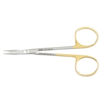 Miltex Iris Scissors, 4-1/2" Straight, SuperCut Carb-N-Sert Blades